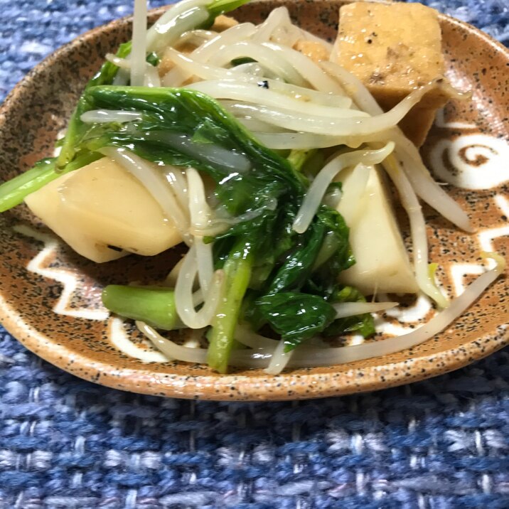 カブと厚揚げの野菜あんかけ